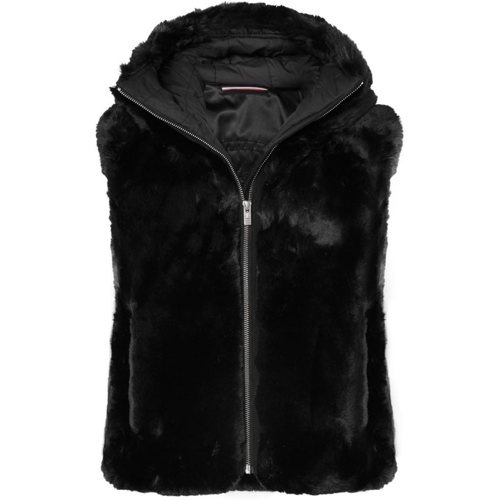 Faux fur vest